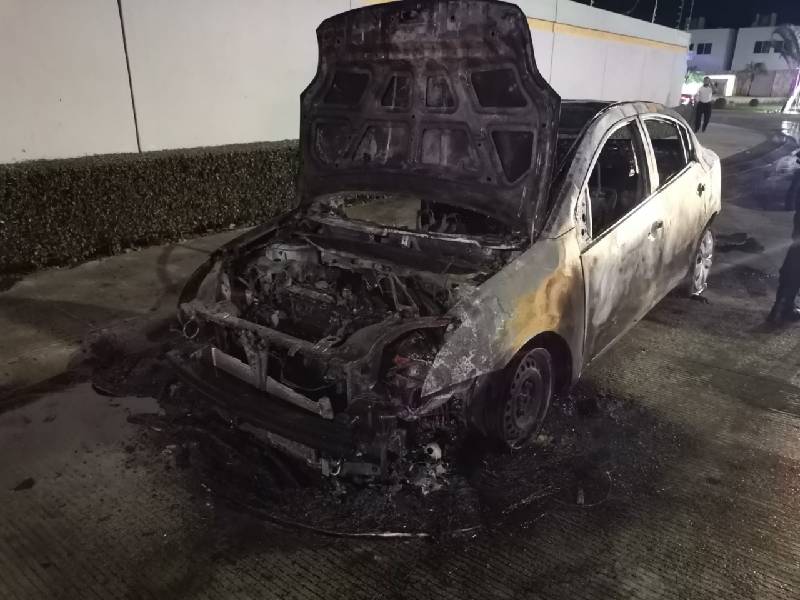 vehículo calcinado