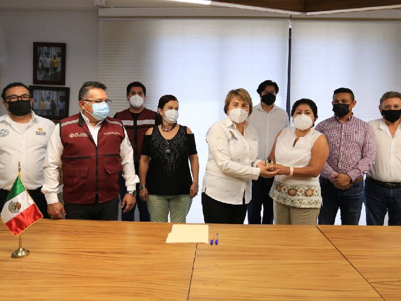 Reitera Laura Beristain su respaldo al Tren Maya ante representantes de la SCT