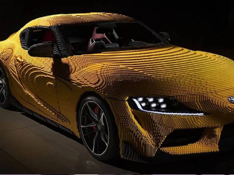 ¿Te gustaría manejar un Toyota supra deportivoÔÇª de lego?