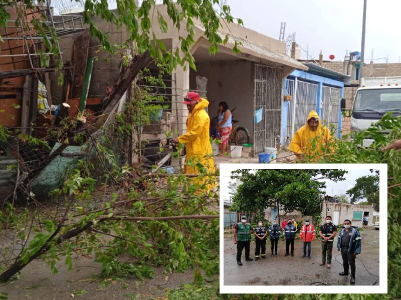 Reporta Gobierno de Solidaridad saldo blanco tras paso del huracán Grace
