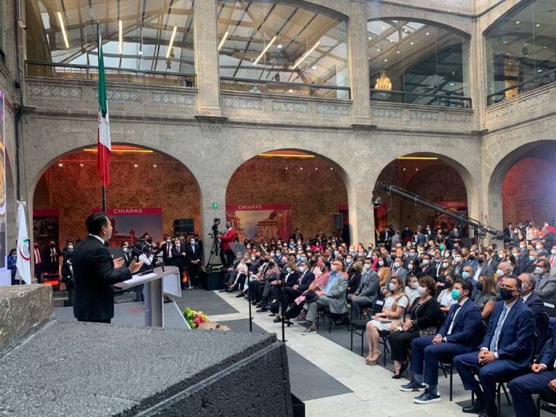 eduardo ramirez rinde informe de labroes en el senado