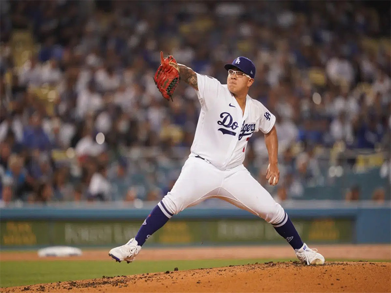 Julio Urías, el pitcher más ganador en MLB hasta el momento