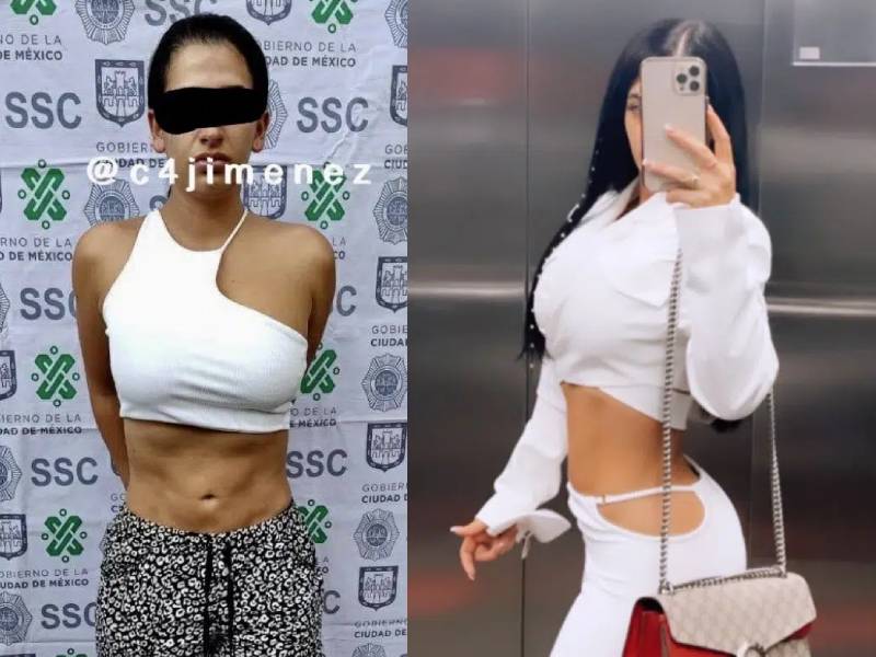 escort de 22 años de edad de nacionalidad colombiana que formaría parte de un grupo delictivo dedicado al robo de casas habitación