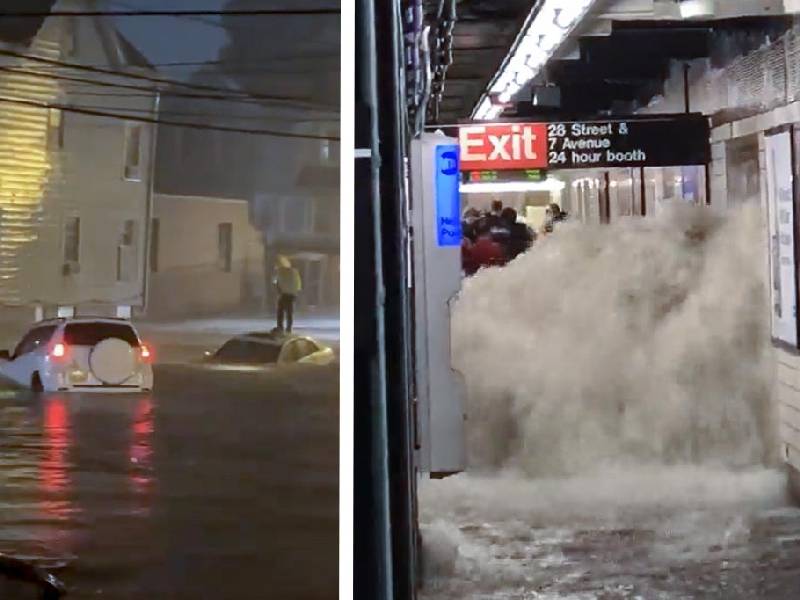 Declaran estado de emergencia en Nueva York por remanentes de huracán 'Ida'