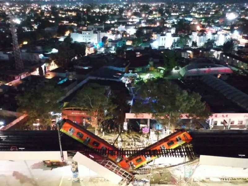 Fallas estructurales, entre las causas del desplome de la L-12 del Metro