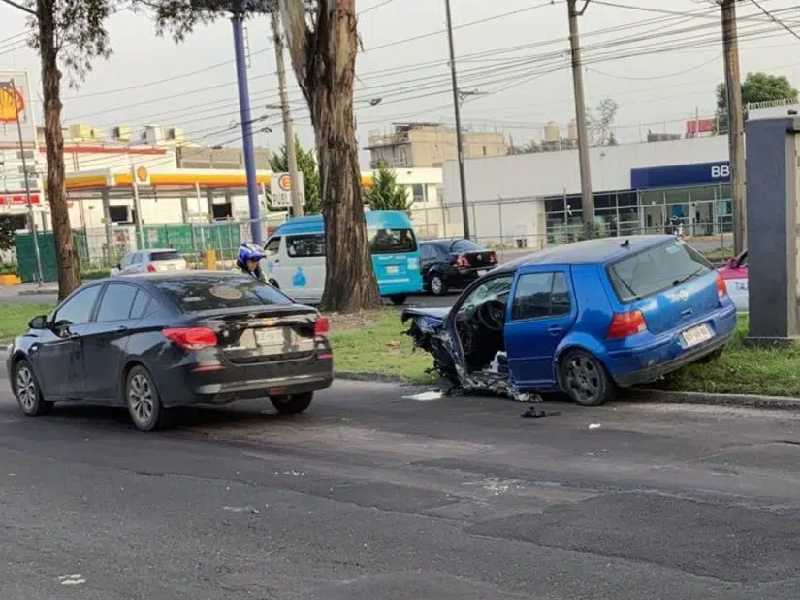Se registra accidente en la calzada Ignacio Zaragoza