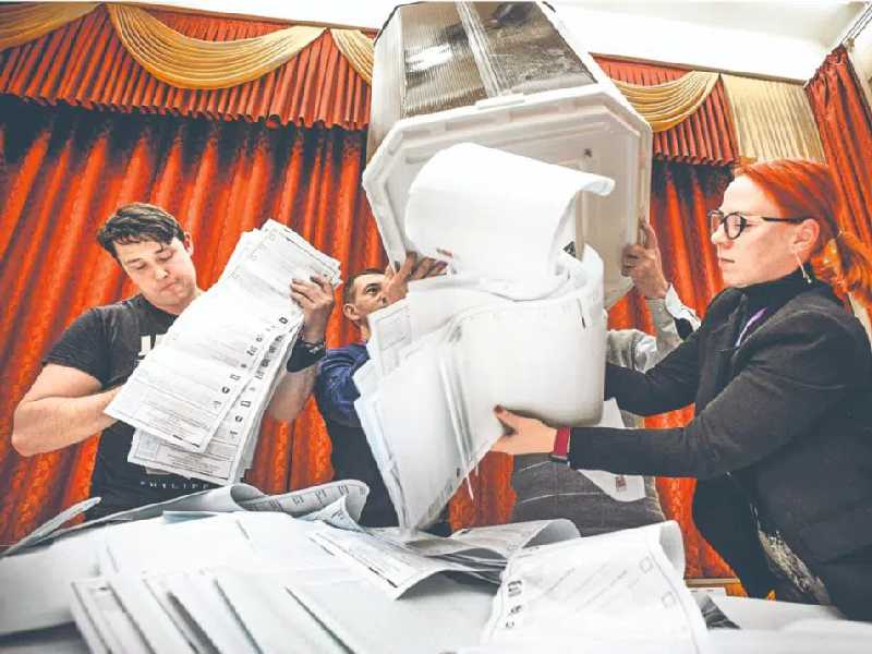 Putin ganó las eleccionesÔǪ pero ya no fue lo mismo