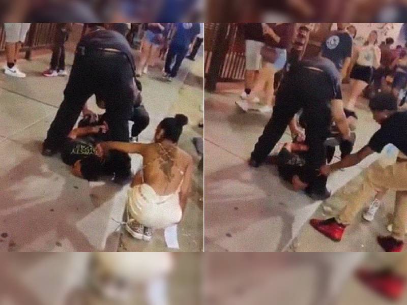 Video.Detienen a un ladrón, testigos tratan de robarle una cadena