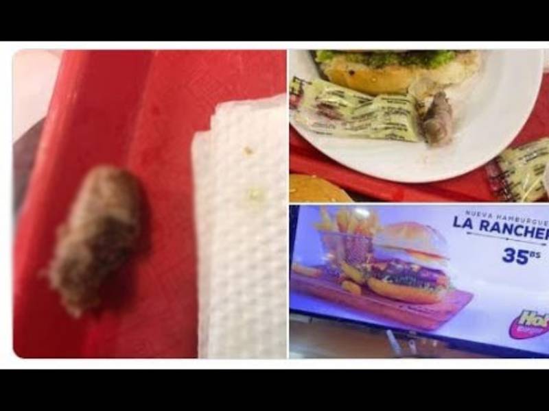 Video: Mujer exhibe a restaurante; encontró dedo humano en hamburguesa