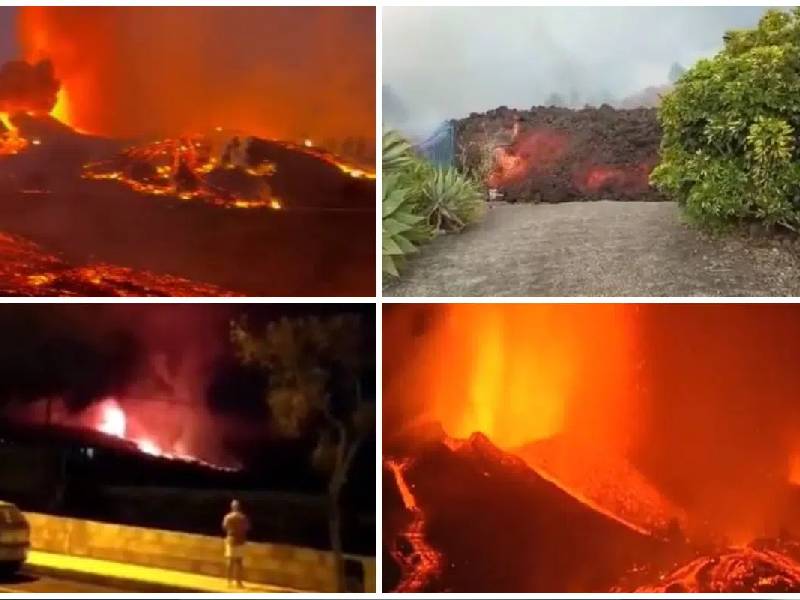 Video. Estos son los estragos del volcán Cumbre Vieja en La Palma