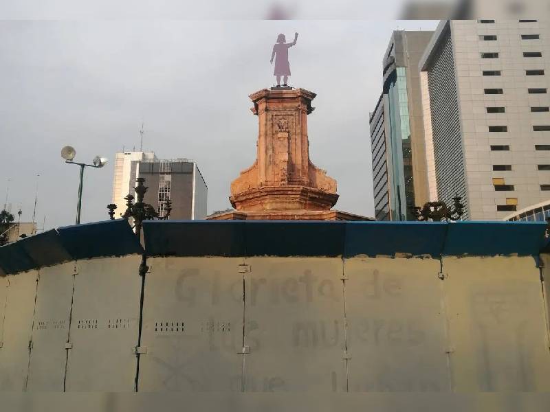 Acusan a gobierno CDMX de borrar ÔÇ£Glorieta de las mujeres que luchanÔÇØ