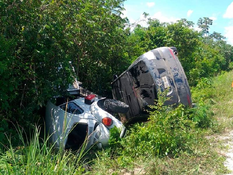 Un encontronazo en el libramiento a la autopista deja un muerto y tres lesionados