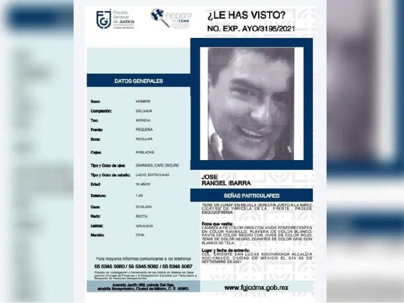 Estudiante del Politécnico con esquizofrenia