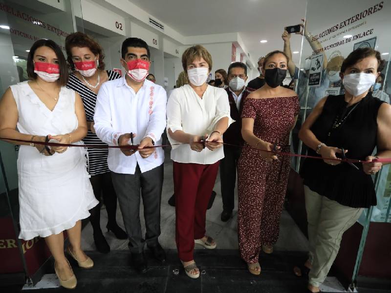 Inauguran en Solidaridad oficina de la Secretaría de Relaciones Exteriores