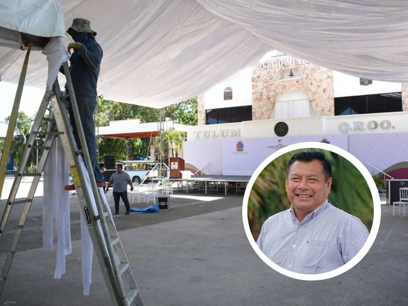 Todo listo para la toma de protesta de Marciano Dzul