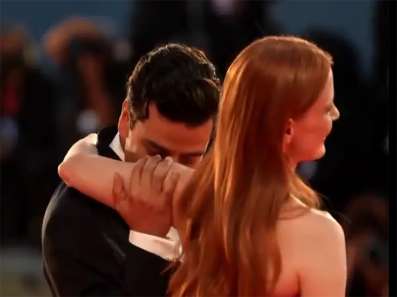 Oscar Isaac y Jessica Chastain ÔÇ£derritenÔÇØ a los internautas