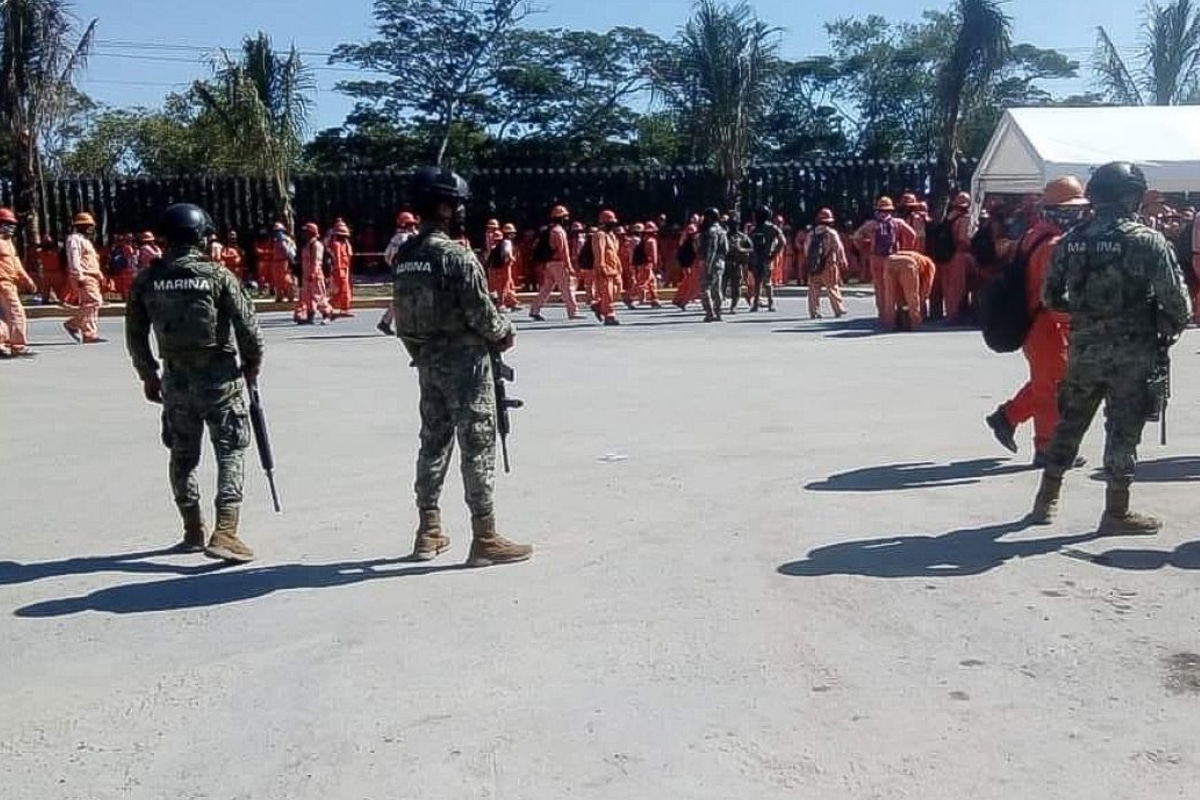 Conflicto con trabajadores no retrasa Dos Bocas: mandatario federal