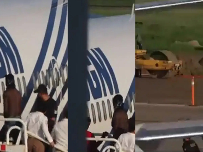 Migrante haitiano huye de avión y se escapa de la deportación