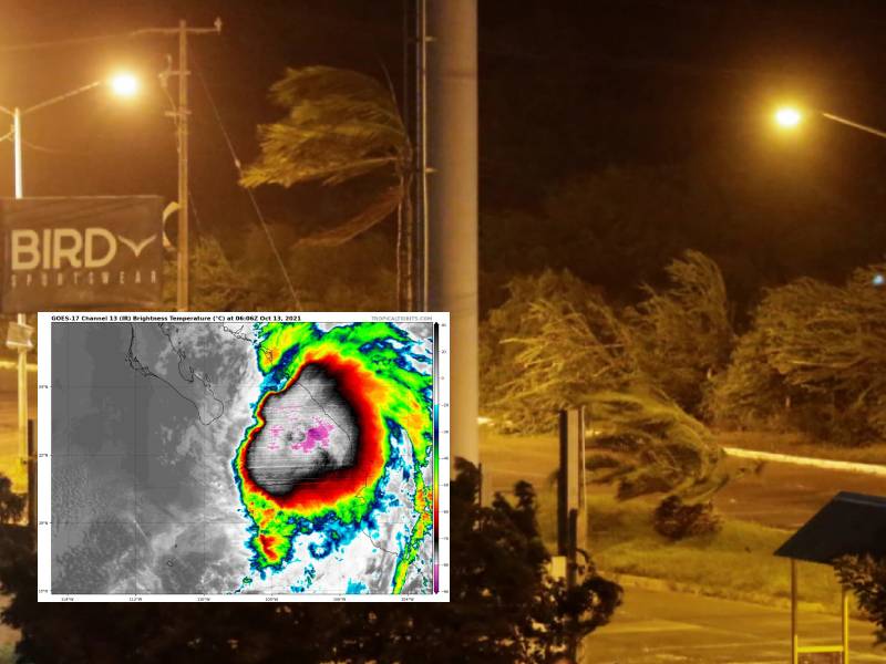 Así azotó el huracán Pamela en la costa de Sinaloa
