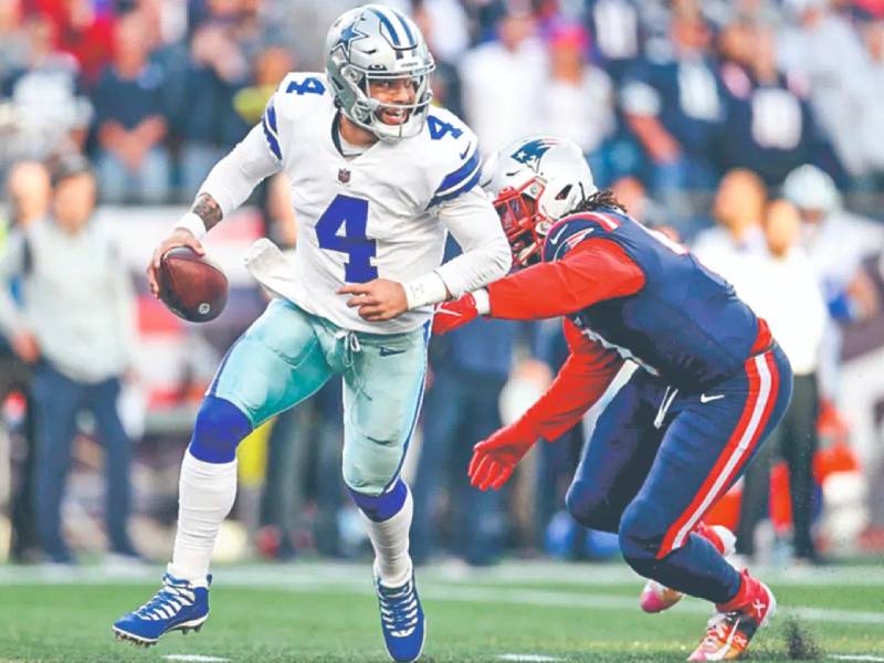 En duda participación de Dak Prescott en duelo de Dallas vs Vikings tras lesión