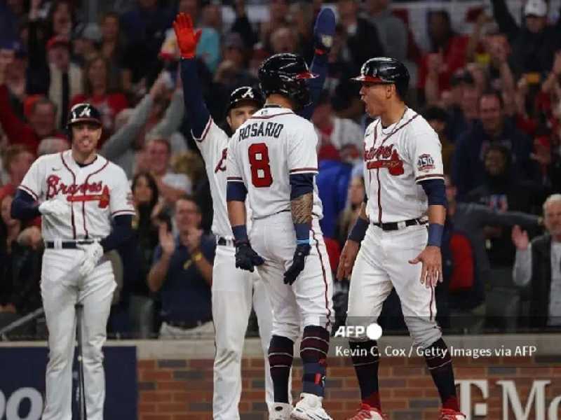 MLB: Bravos vencen a Dodgers y avanzan a la Serie Mundial de béisbol