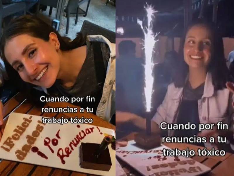 Joven deja su "trabajo tóxico"