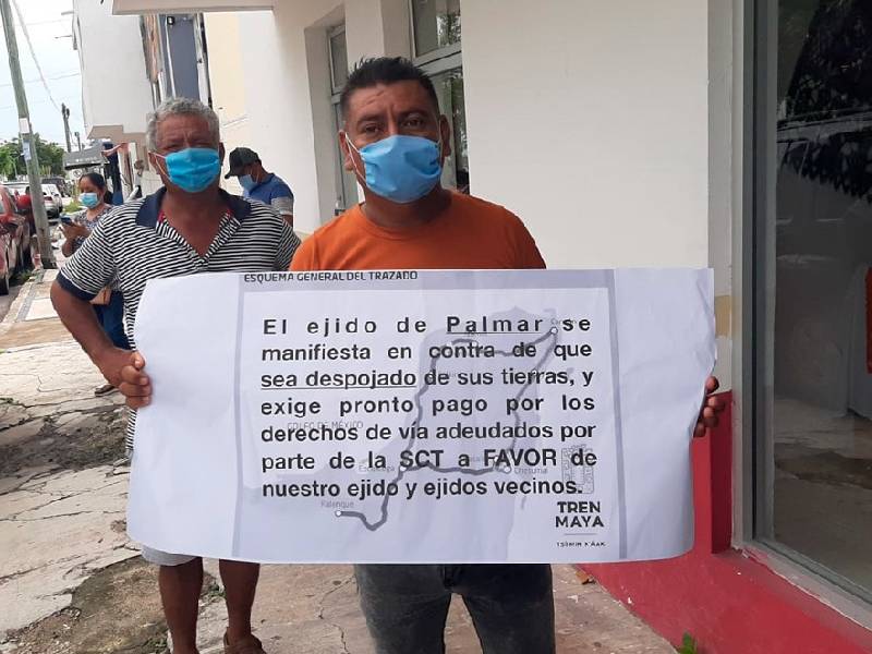 Piden que les paguen terrenos