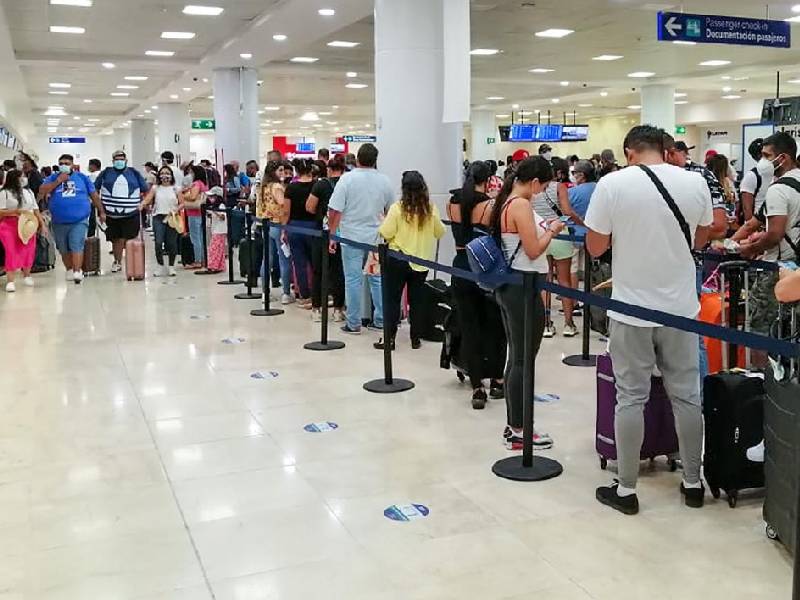 Aeropuerto de Cancún con más de 400 vuelos programados