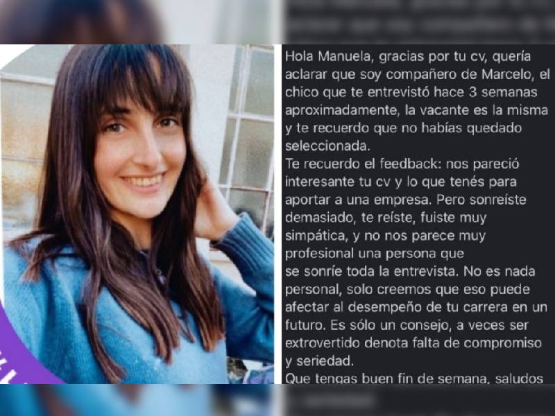 Rechazan a mujer de empleo por ¡sonreír demasiadoÔÇØ