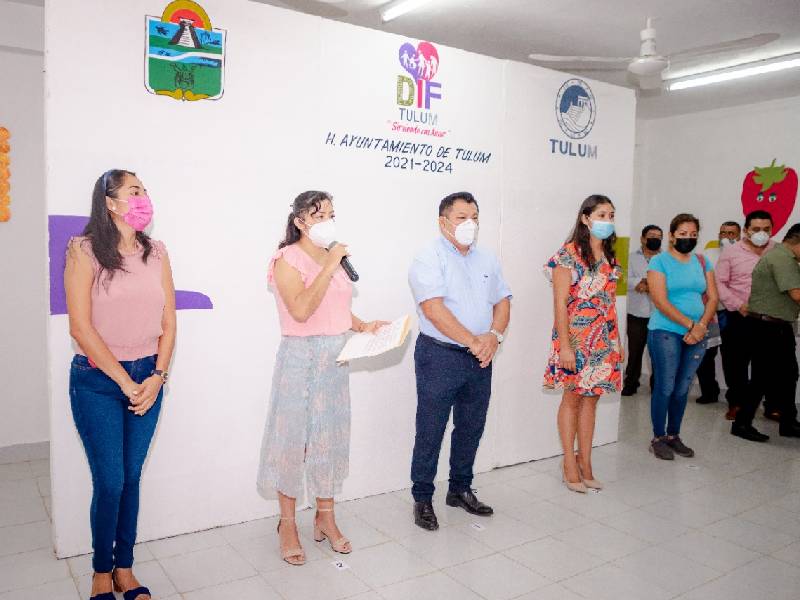 Anuncian remodelación del DIF de Tulum