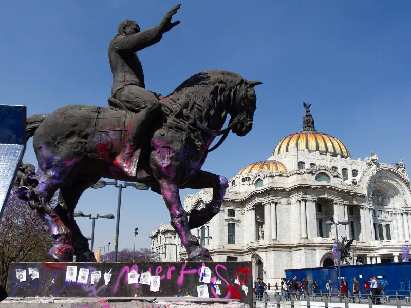 monumentos en movilizaciones