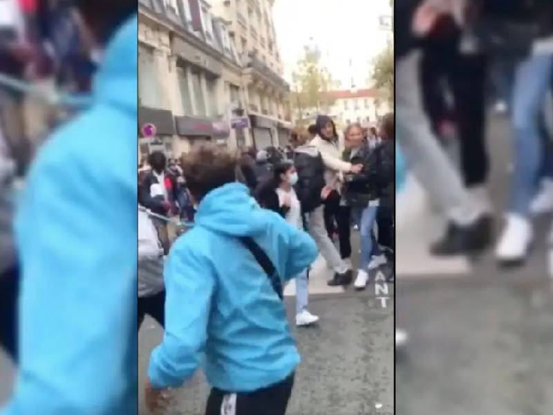 Video. Abren cafetería de El Juego del Calamar; clientes pelean afuera por un lugar