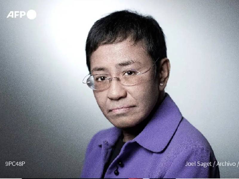 Maria Ressa dedica su Nobel de la Paz a ¡todos los periodistas del mundo!