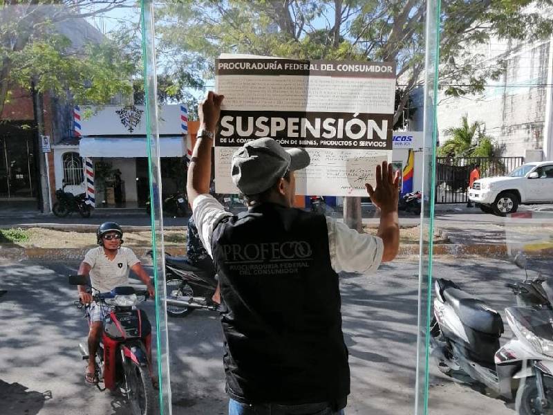 Suspendido establecimientos