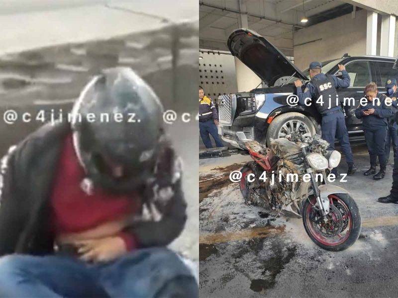 Video exhibe cómo quedó el sicario tras balacera en AICM