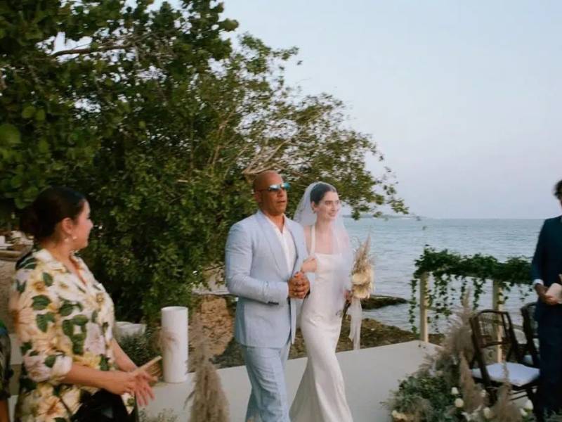 Meadow, hija de Paul Walker se casó y Vin Diesel la entregó en el altar