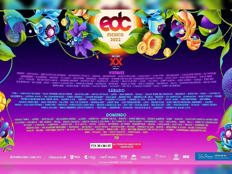 EDC México anuncia el lineup de su octava edición