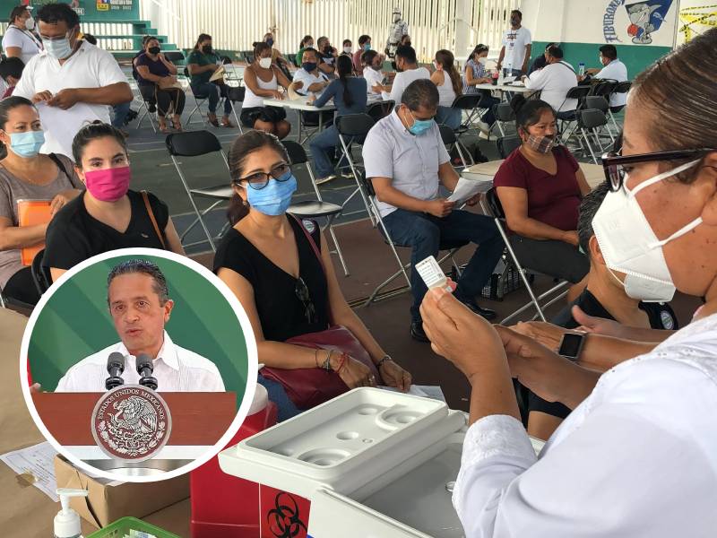 Quintana Roo está entre las primeras tres entidades con mayor número de vacunación: Carlos Joaquín