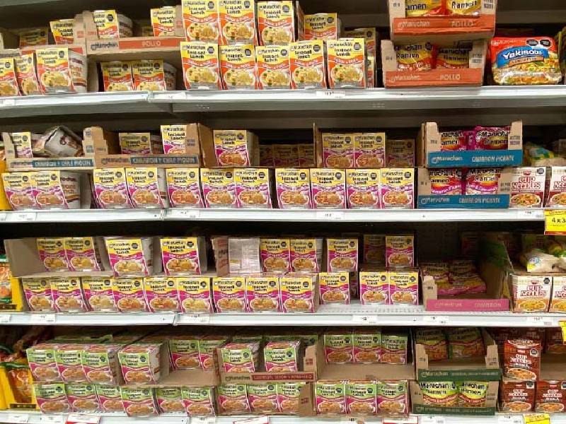 Profeco inmovilizó sopas