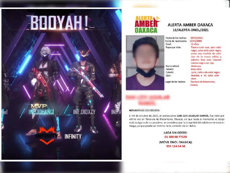 Habrían usado juego ÔÇÿFree FireÔÇÖ para secuestrar 5 niños en Oaxaca