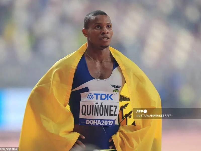 El velocista olímpico ecuatoriano Alex Quiñónez fue asesinado