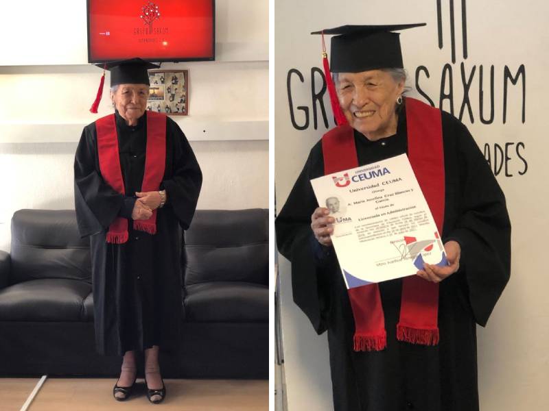 Abuelita se gradúa
