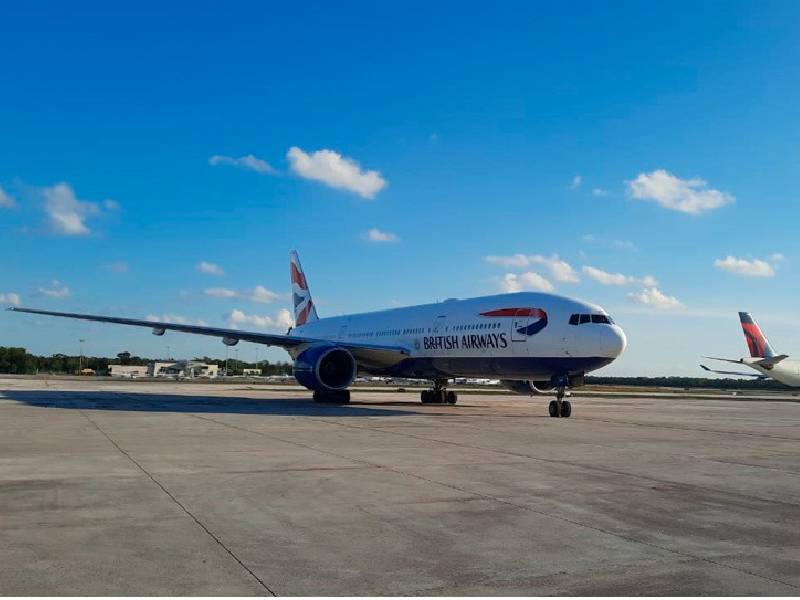 reanudación de vuelos de Inglaterra a México