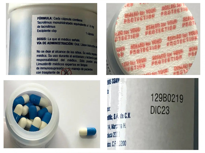 Alertan falsificación de medicamento para trasplante de riñón o hígado