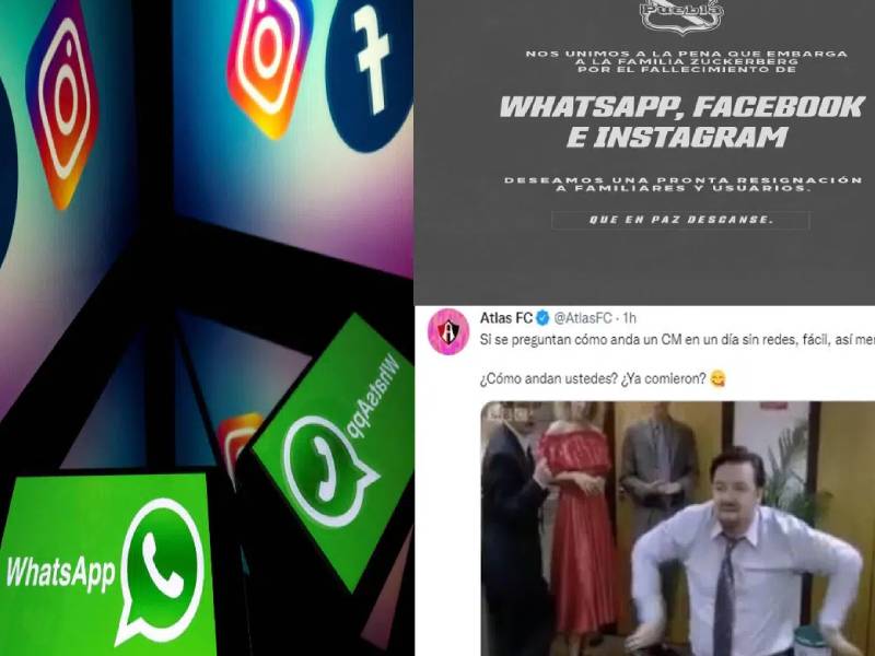Equipos de la Liga MX bromean tras la caída de WhatsApp, Facebook e Instagram
