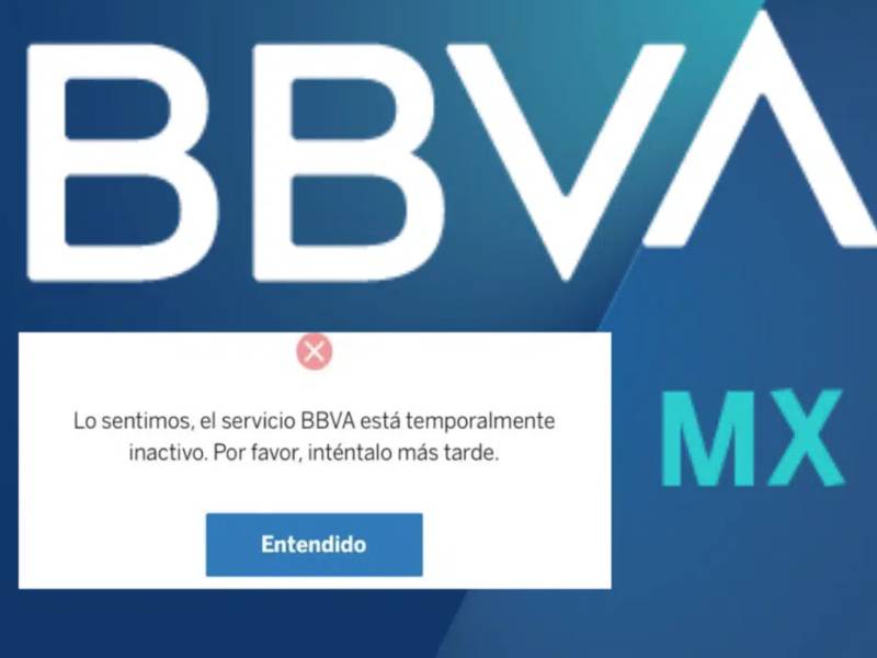 ¡Otra vez! Usuarios de BBVA reportan fallas en cajeros y app