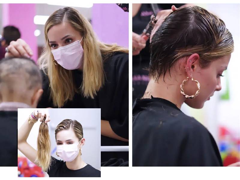 ¡Adiós cabello largo! Mariana Rodríguez se solidariza con niño con cáncer