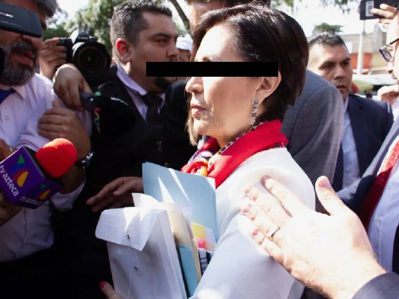 Inicia jornada pacífica por la libertad de Rosario Robles