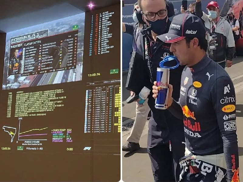 Checo Pérez marca el mejor tiempo en la práctica 3