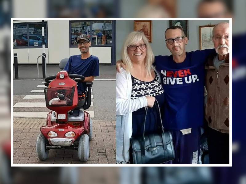 Este hombre organiza su propio funeral con familiares y amigos